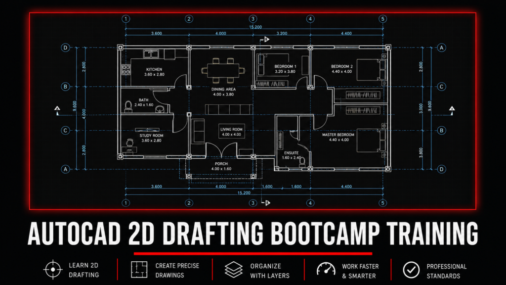 AUTOCAD 2D DRAFTING BOOTCAMP TRAINING