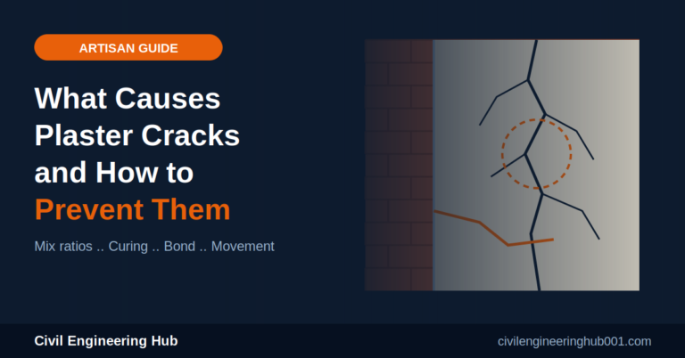 Causes of plaster cracks and how to prevent them
