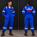 Blue Work Overall photo 2