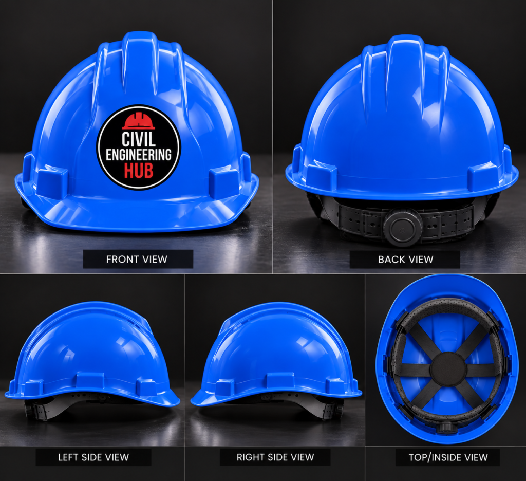 Blue Safety Helmet