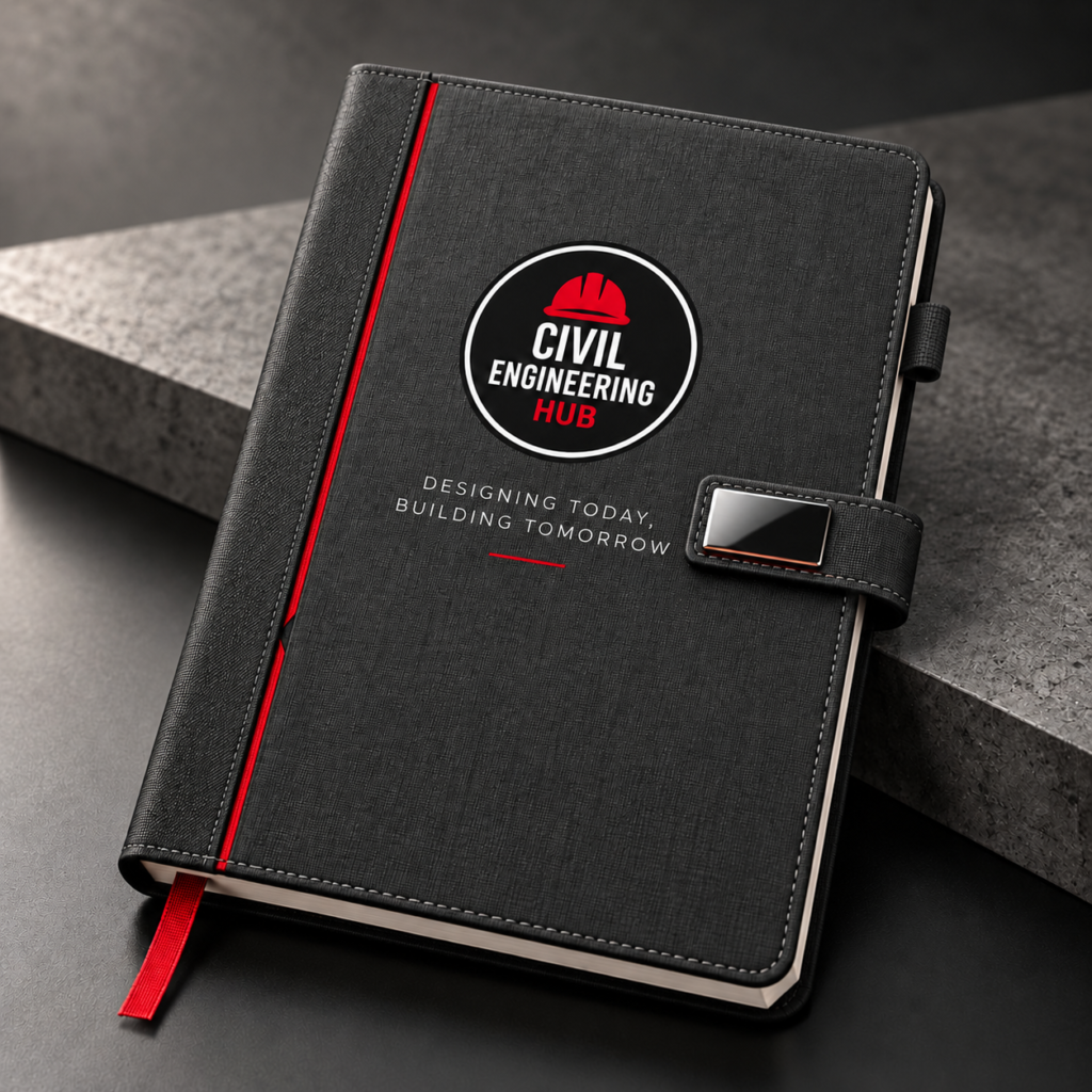 Black Hard-Cover Notebook