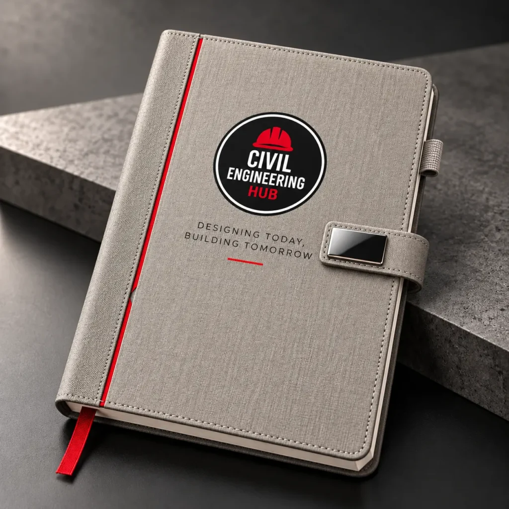 Grey Hard-Cover Notebook