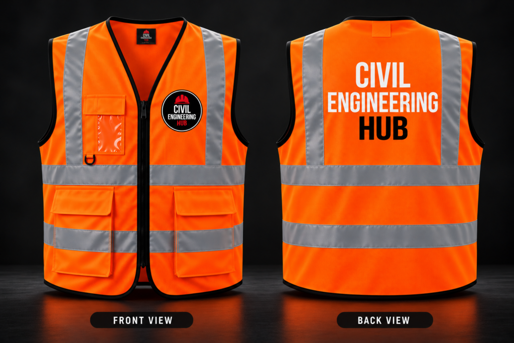 Orange Hi-Vis Reflector