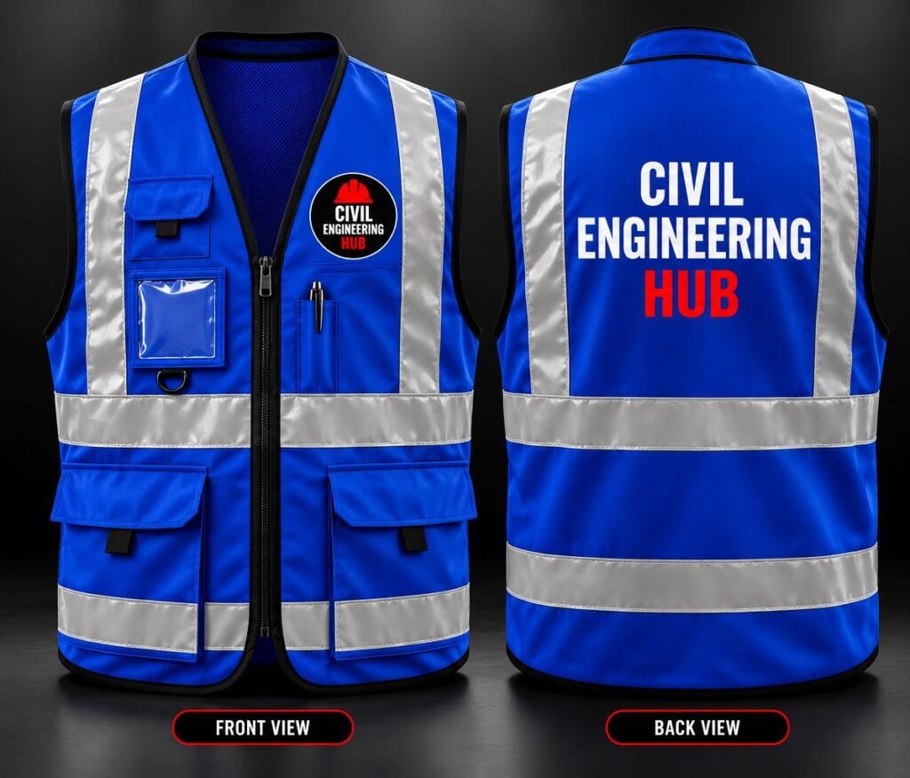 Blue Hi-Vis Reflector