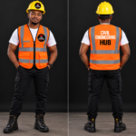 Orange Hi-Vis Reflector photo 4