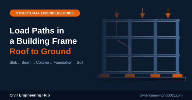 Understanding Load Paths in a Building Frame: How Loads Travel from Roof to Foundation