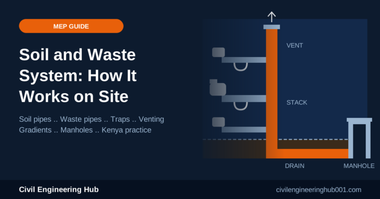 What Is a Soil and Waste System and How Does It Work in a Building?