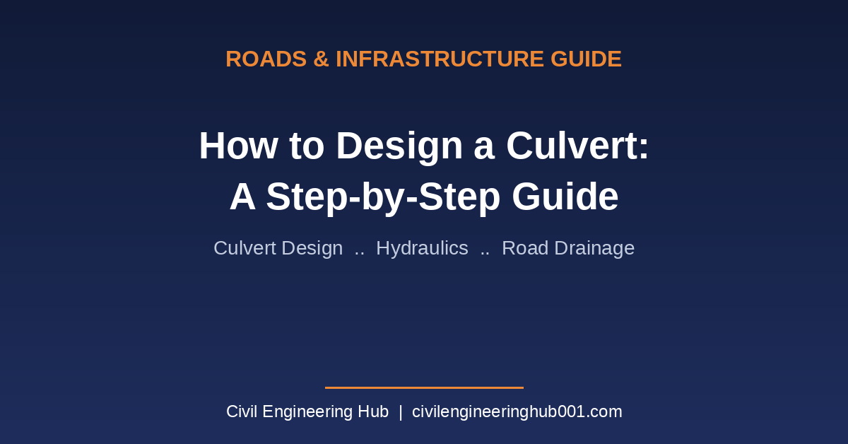 culvert design – Civil Engineering Hub 001
